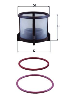 Топливный фильтр KNECHT KX 72D2