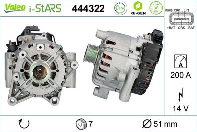 Starteris-ģenerators VALEO 444322