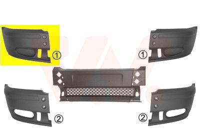 Bampers VAN WEZEL 1898564