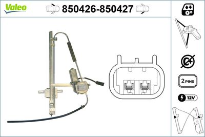 Стеклоподъемник VALEO 850426