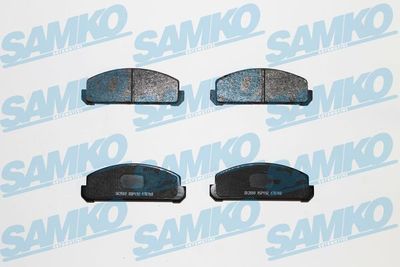 Комплект тормозных колодок, дисковый тормоз SAMKO 5SP192