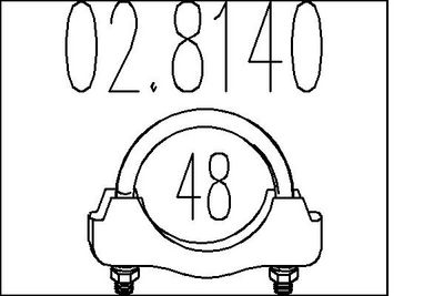 Соединительные элементы, система выпуска MTS 02.8140