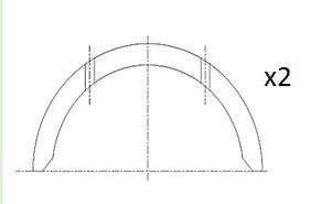 Distancpaplāksne, Kloķvārpsta FAI AutoParts BT3010-STD