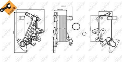 Eļļas radiators, Automātiskā pārnesumkārba NRF 31357