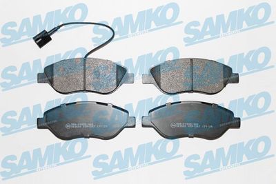 Комплект тормозных колодок, дисковый тормоз SAMKO 5SP1267