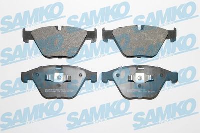 Комплект тормозных колодок, дисковый тормоз SAMKO 5SP1509