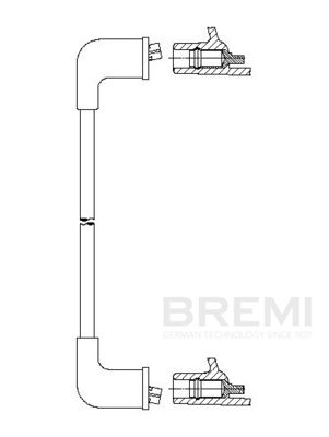 Augstsprieguma vads BREMI 3A12/53